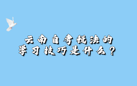 云南自考稅法的學(xué)習(xí)技巧是什么？